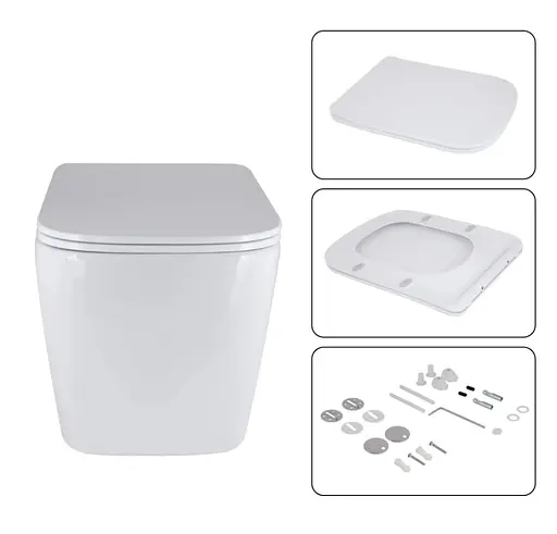 Набір Q-tap Nest 4 в 1 підвісний унітаз Tern Ultra Quiet 525x345x360 + комплект інсталяції QT17332303AW47508 - фото 6