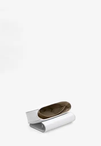 Жіноча шкіряна сумка Ruby S біла краст - фото 7