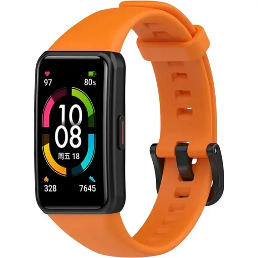 Ремінець DK CDK Silicone Sport Band Classic для Huawei Band 6 (011342) (orange)