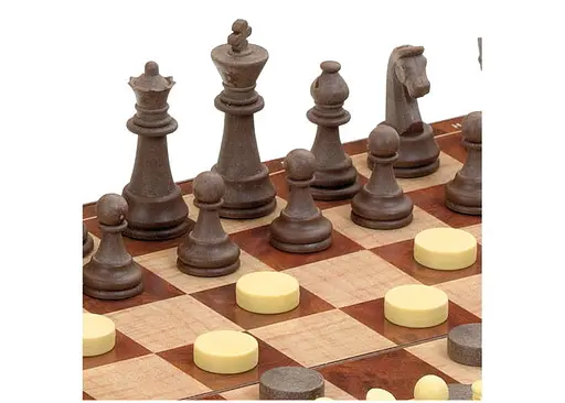 Настольная игра CAYRO Магнитные шахматы-шашки большие (поле 32х32 см) (455) - фото 2