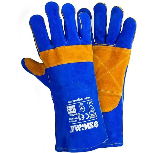 Рукавички краги зварювальника Sigma клас А 9449321 - фото 1