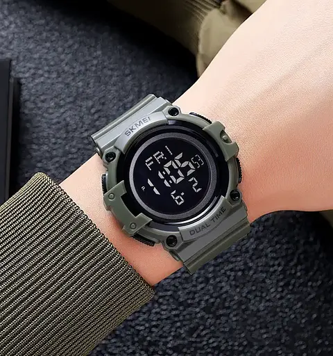 Годинник чоловічий наручний Skmei 2230 Зелений - фото 6