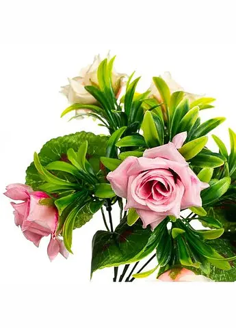 Букет "Троянди", рожевий, 32 см (8412-015) Elisey   - фото 2