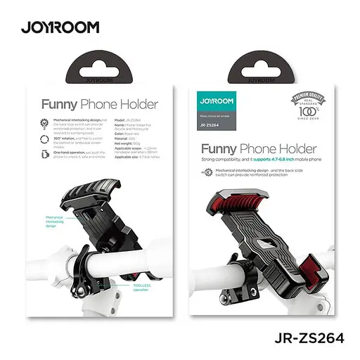 Держатель крепления на руль вело мото Joyroom Phone Holder For Bicycle and Motorcle JR-ZS264 - фото 8