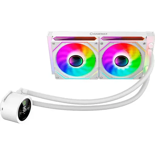СВО GameMax IceBurg 240 Digital WH (IceBurg 240 Digital WH) - фото 1