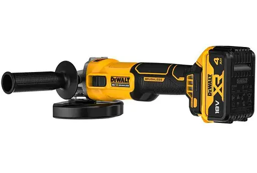 Шлифмашина угловая-болгарка DeWALT аккумуляторная бесщеточная с АКБ и ЗУ DCG407M2T - фото 4