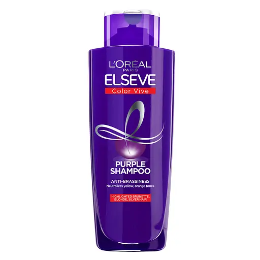 Тонирующий шампунь L'Oreal Paris Elseve Color Vive Purple для осветленных и мелированных волос 200 мл - фото 1