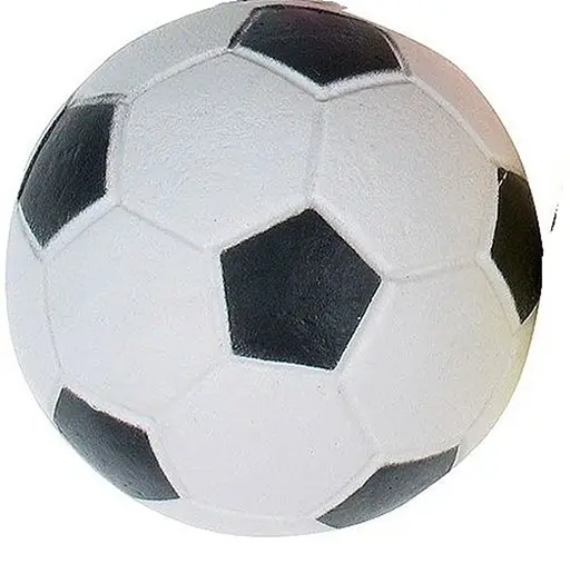 Іграшка для собак TatraPet Dental Fun м'який гумовий м'ячик 6 см в асортименті - фото 2