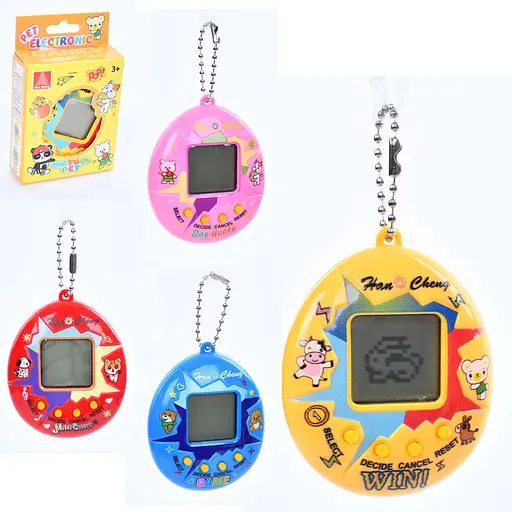 Игра тамагочи, 6.5x5x1.5 см, звук, черно-белый экран, 5.5x9x2 см (в ассортименте) - фото 2