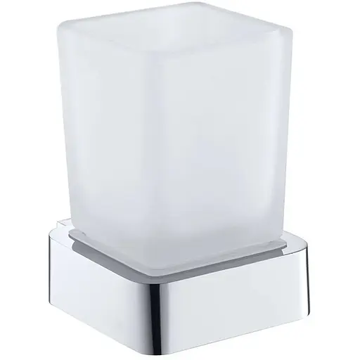 Склянка з тримачем Bemeta Solo 139110012 білий - фото 1