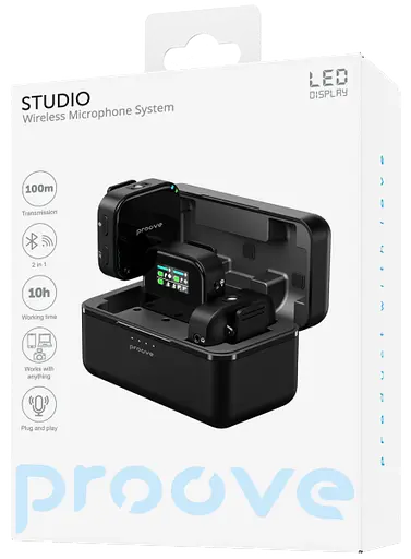 Микрофон Proove Studio black петличный беспроводной (PSWM15000201) - фото 5