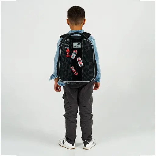 Рюкзак Kite Education каркасный 555 Race&Win Черный (K26-555S-8) - фото 17