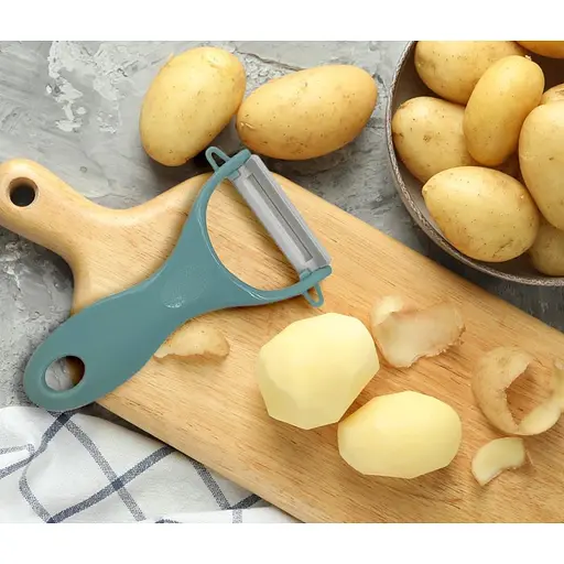 Овощечистка Vanora с керамическим лезвием 13x7.6 см синяя (VN-YMJ-121A) - фото 2