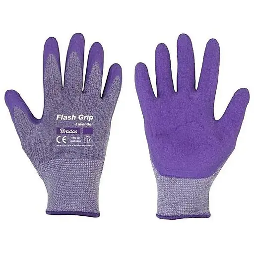 Рукавички захисні Bradas FLASH GRIP LAVENDER FULL розмір 6 RWFGLRF6 - фото 1