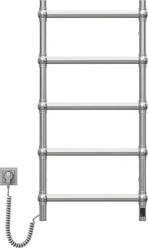 Електрична рушникосушка Navin Retro 500x1000 Sensor, ліва 12-228153-3680, Хром, Ліве, Електронний - фото 2