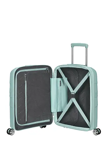 Валіза American Tourister STARVIBE METALLIC SURF BLUE 55х40х20(23) 55 См MD5*21002 - фото 2