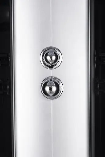 Душевой бокс с гидромассажем Mixxus Strong SBH02-90x90x215-GR Satin низкий поддон MI6891, Хром матовый, тонированный, хром матовый - фото 4