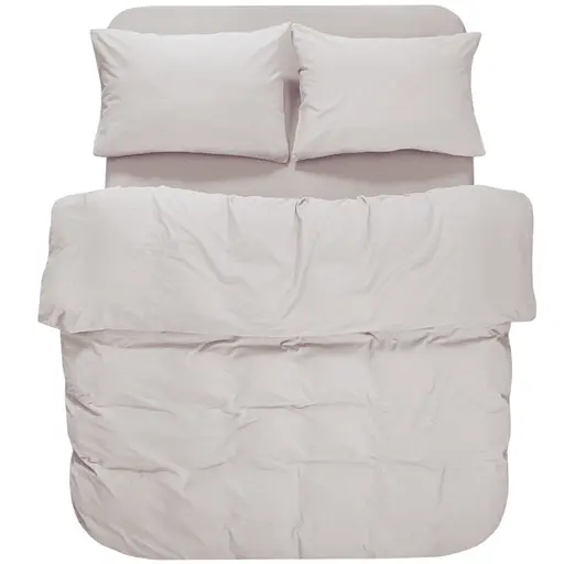 Постільна білизна Lotus Home Washed cotton Kansas бежевий євро (svt-2000022350006)