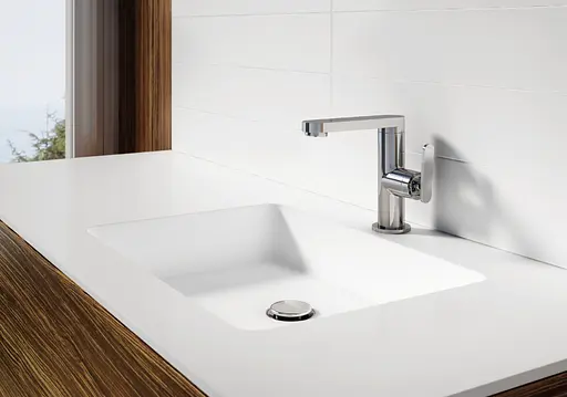 Змішувач для умивальника Kohlman Boxine хром низький QB100B Хром - фото 2