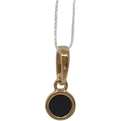 Золота підвіска Tango з оніксом. 189114ЧЕРН