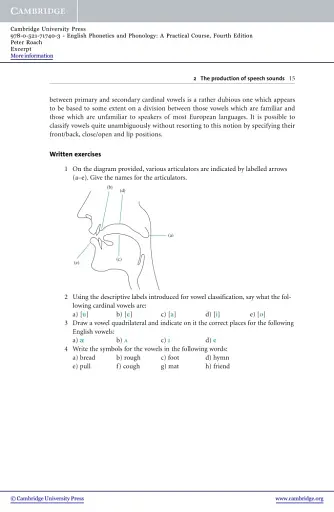 English Phonetics and Phonology. A practical course with Audio CDs - фото 8