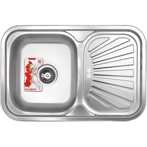 Мойка кухонная ZERIX Z7549-08-180D decor (ZX1607) - фото 1