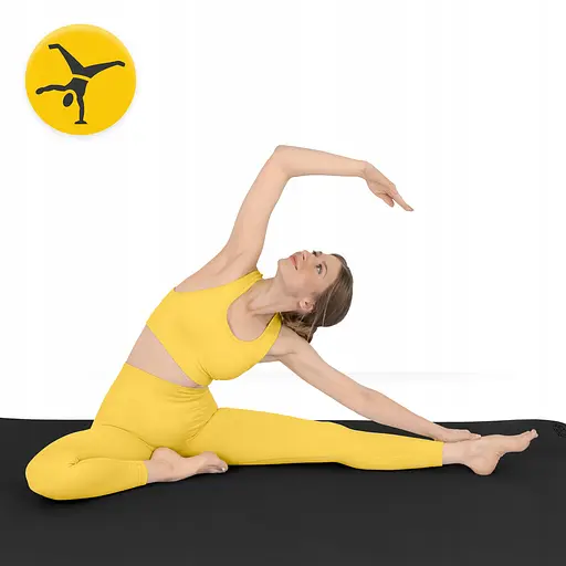 Коврик (мат) спортивный 4FIZJO TPE Gigant 200 x 125 x 2 см для йоги и фитнеса Black (P-5907739318992) - фото 4