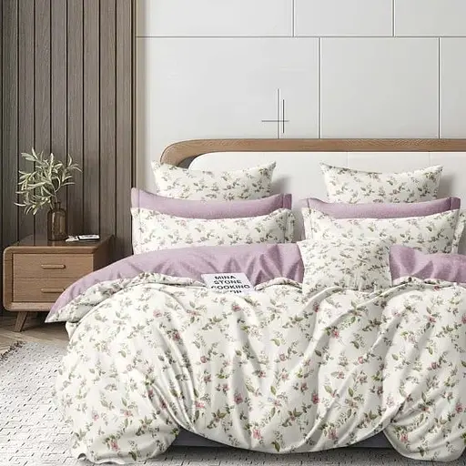 Комплект постільної білизни Viluta двоспальний ранфорс 24282 100% бавовна - фото 1