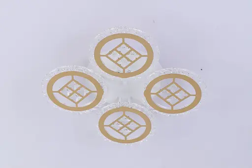 Люстра светодиодная VALESO V K39928-4 1 WT gold с пультом - фото 2