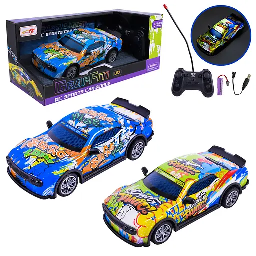 Машина на радіокеруванні, світлові ефекти, 28x13.5x12 см, 998-1B (В асортименті) - фото 2