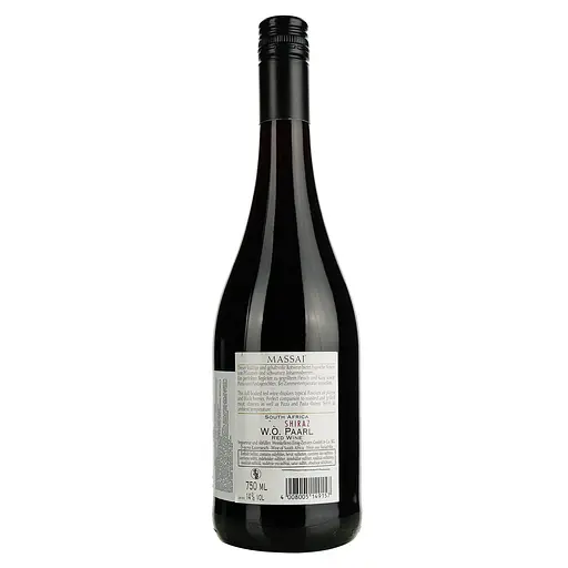 Вино Massai Shiraz, червоне, сухе, 0,75 л - фото 4
