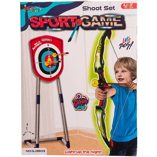 Іграшковий набір DIY Toys Арбалет зі стрілами та мішенню на стійці (CJ-4276621) - фото 1