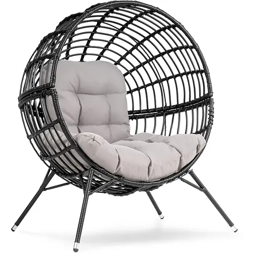 Садовое кресло Di Volio Arancia черно-серый - фото 5