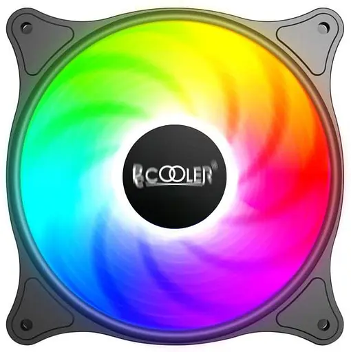 Вентилятор PcCooler Halo Dynamic Color Fan FX-120-3 Black (FX-120-3) - фото 2