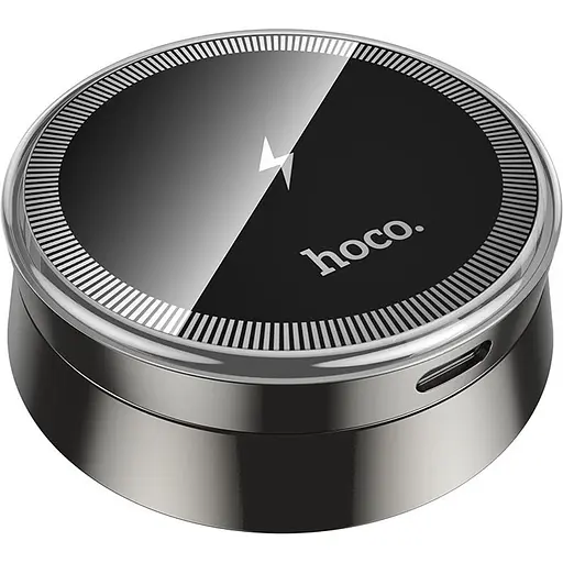 Автодержатель с беспроводной зарядкой Hoco HW33 Black (647946) [151328] - фото 5