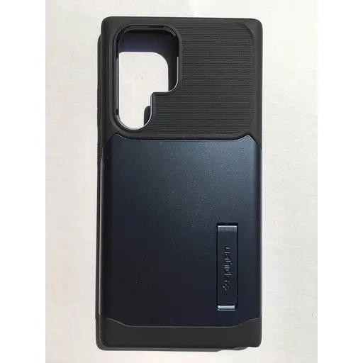 Чехол с подставкой Spigen Slim Armor для Samsung Galaxy S22 Ultra Slate ACS03944 - фото 4