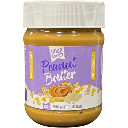 Арахисовая паста Good Energy с белым шоколадом 250 г (731397)