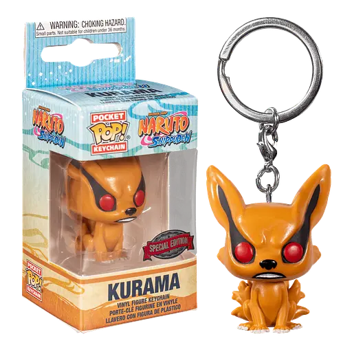 Фігурка-брелок Funko Pop Фанко Поп Naruto Курама Kurama Keychain Ексклюзив 4см NA 1076 - фото 2