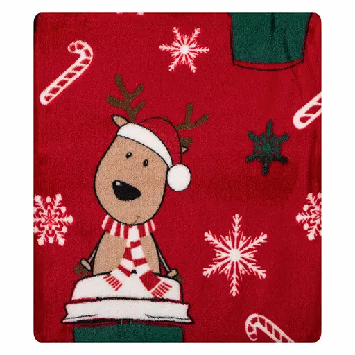 Плед Ardesto Flannel 160х200 см веселые олени (ART0117PB) - фото 2