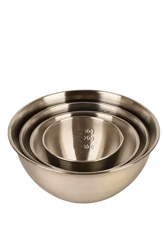 Миски из нержавеющей стали, набор 4 шт. 400-2100 мл