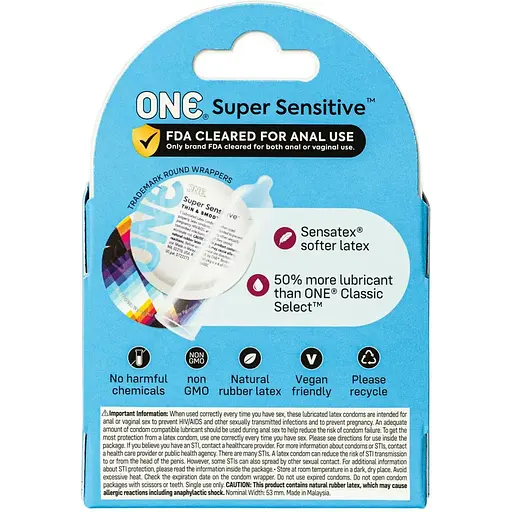 Презервативы One Super Sensitive 3 шт. - фото 2