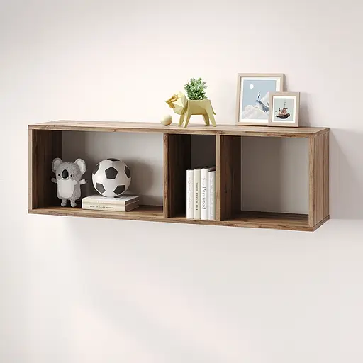 Полка настенная MebelStar Лилу 110x27x34 см Дуб тахо (MBS-1368) - фото 2