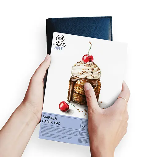 Склейка для маркеров А5 30 листов, 75 г/м2, 99IDEA9-MPA5 - фото 2