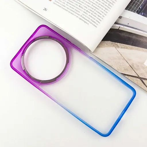 Чохол Epik TPU+PC Fresh sip series для Xiaomi Redmi A3 Синій/Фіолетовий - фото 3