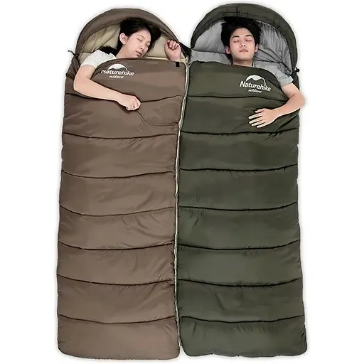 Спальний мішок Naturehike U250S NH20MSD07 R Brown (692759576929) [146684] - фото 2