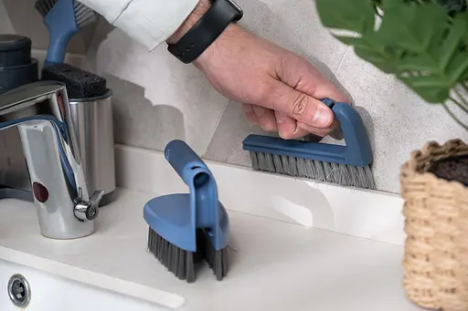 Щітка для миття 2 в 1 Ardesto Profe 13.9 х 7 х 9 см блакитна (ARHE1302B) - фото 12