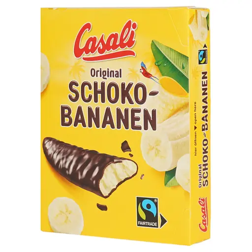 Цукерки Casali Chocolate Bananas суфле у шоколаді 150 г - фото 2