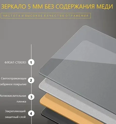 Дзеркало Dusel Led DE-M3001 80x65 см, Білий - фото 2