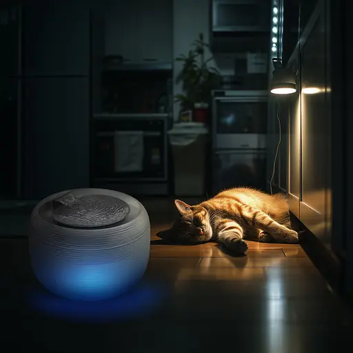 Фонтан-поїлка для собак і котів автоматичний Waudog з підсвіткою 2.5 л білий - фото 7