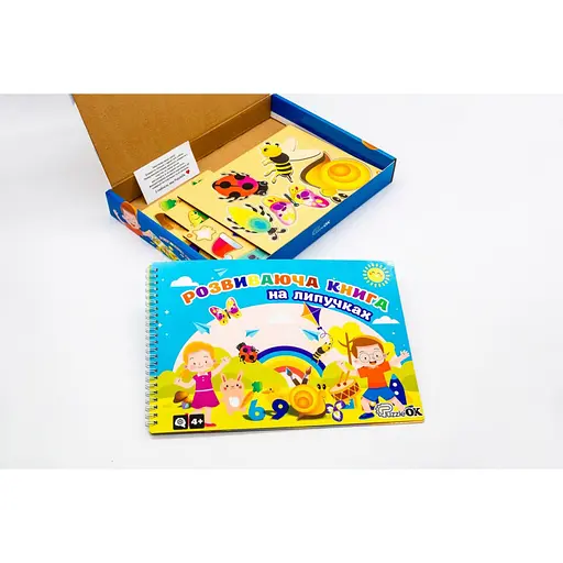 Детская развивающая "Книга на липучках" PuzzleOK Puz-88891, 71 деталь 11 страниц - фото 3
